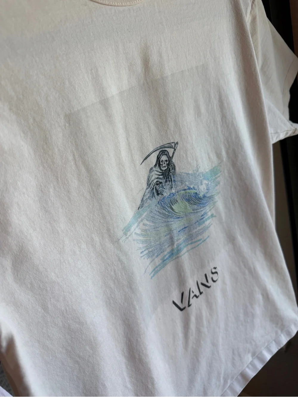 Vans OTW Gallery x Nathan Kostechko Tattoo Art Cream Graphic Tee Medium